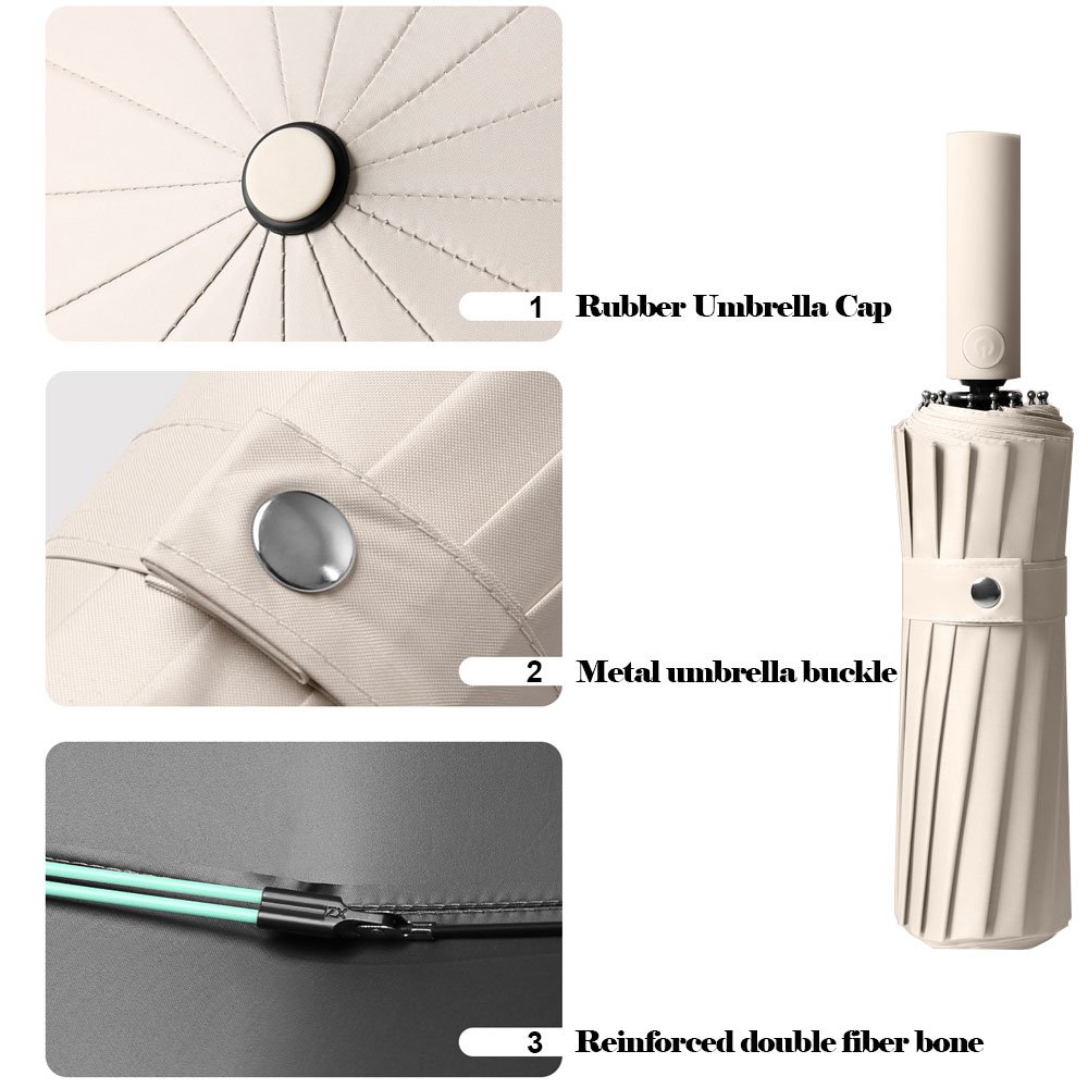 hdirxg windproof 16k folding umbrella compact sun & rain protection hdirxg windproof 16k folding umbrella compact sun & rain protection