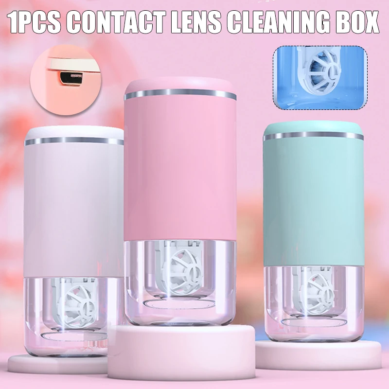 automatic portable contact lens cleaner fast usb charging for travel automatic portable contact lens cleaner fast usb charging for travel