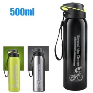 500ml stainless steel sport water bottle eco friendly & insulated design